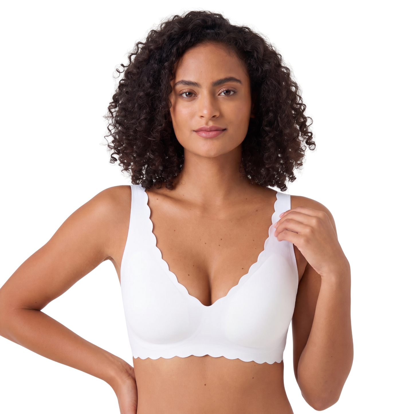 Siléor™ Wave-Edge V-Neck Bra