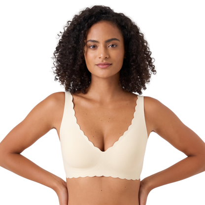 Siléor™ Wave-Edge V-Neck Bra