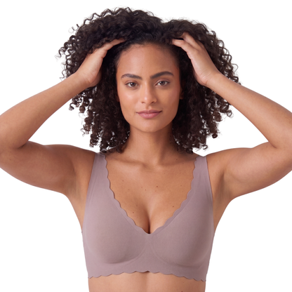 Siléor™ Wave-Edge V-Neck Bra